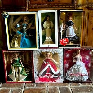 Collectible Barbie Dolls: I Love Lucy; Holiday Dolls and Zodiac sign doll